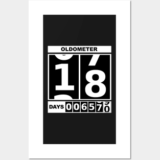 18th Birthday Oldometer Posters and Art